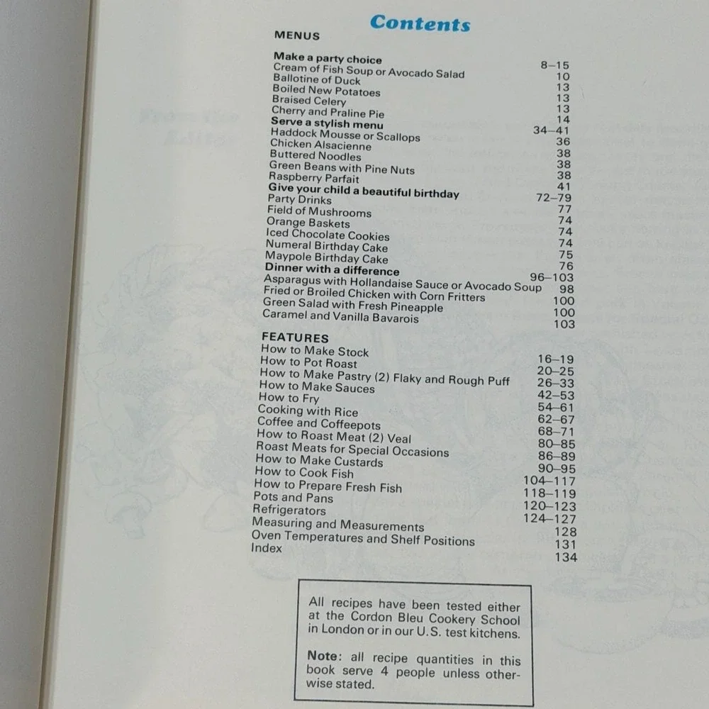 Vintage 1972 Grand Diplôme Cooking Course Vols 1-4 HC Cookbook Gourmet Recipes
